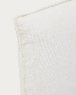 Kave Home Bed Jaira Chenille Wit 90x200cm