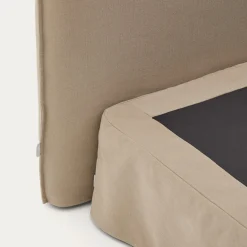 Kave Home Bed Jaira Taupe 160x200cm