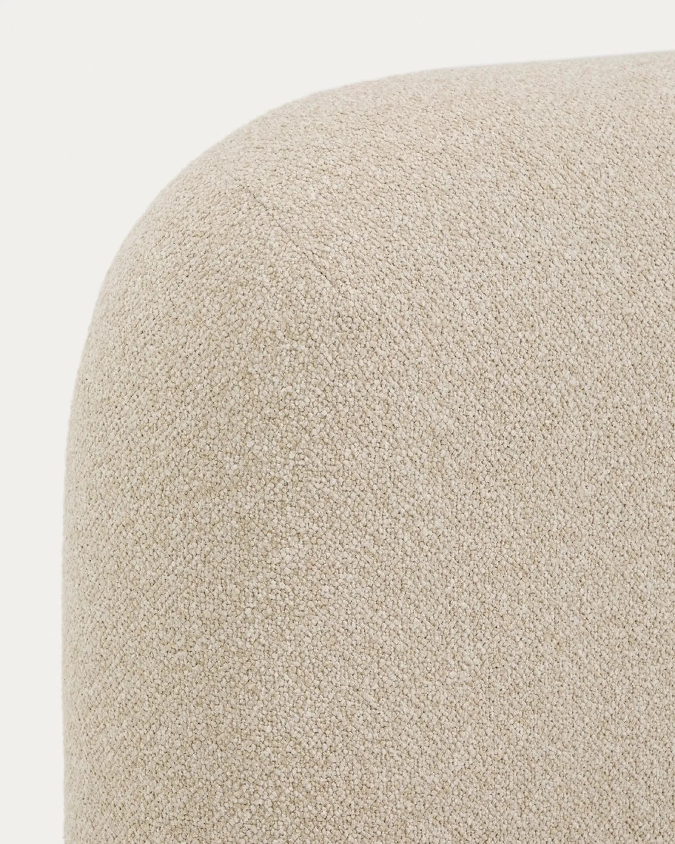 Kave Home Bed Odina Bouclé Ecru 180x200cm