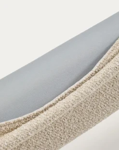 Kave Home Bed Odina Bouclé Ecru 180x200cm