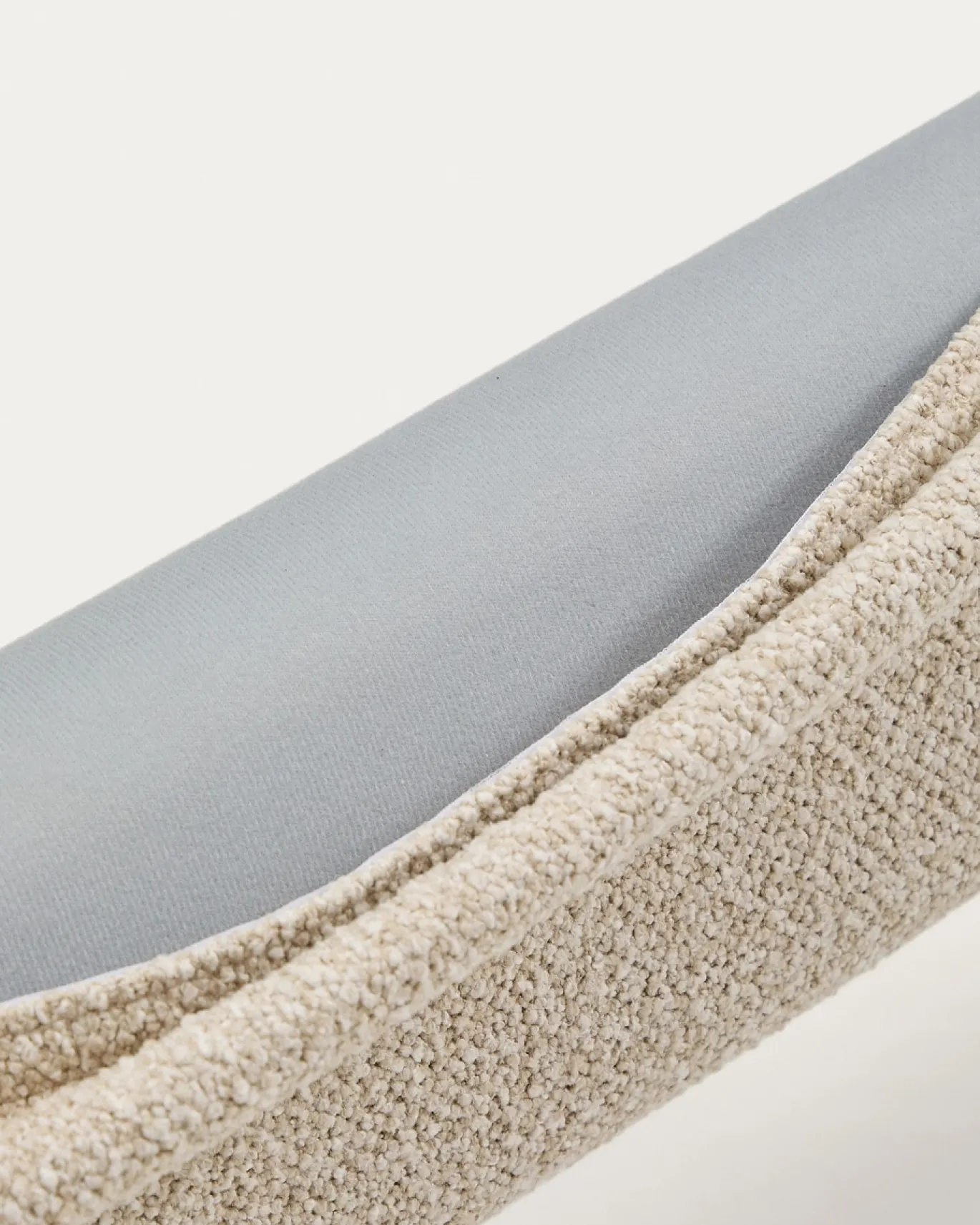 Kave Home Bed Odina Bouclé Ecru 160x200cm