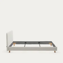 Kave Home Bed Valma Chenille Parel 180x200cm