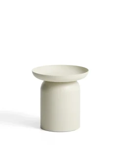 Kave Home Bijzettafel Arcola Aluminium Beige Ø45cm