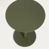 Kave Home Bijzettafel Asinara Aluminium Groen Ø40cm