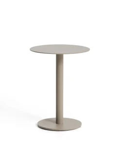 Kave Home Bijzettafel Asinara Aluminium Beige Ø40cm