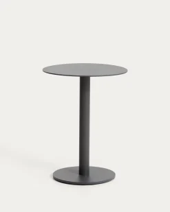 Kave Home Bijzettafel Asinara Aluminium Grafiet Ø40cm