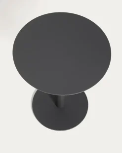 Kave Home Bijzettafel Asinara Aluminium Grafiet Ø40cm