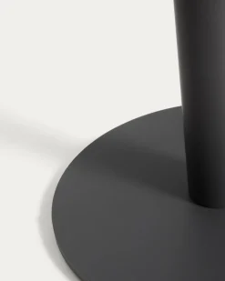 Kave Home Bijzettafel Asinara Aluminium Grafiet Ø40cm