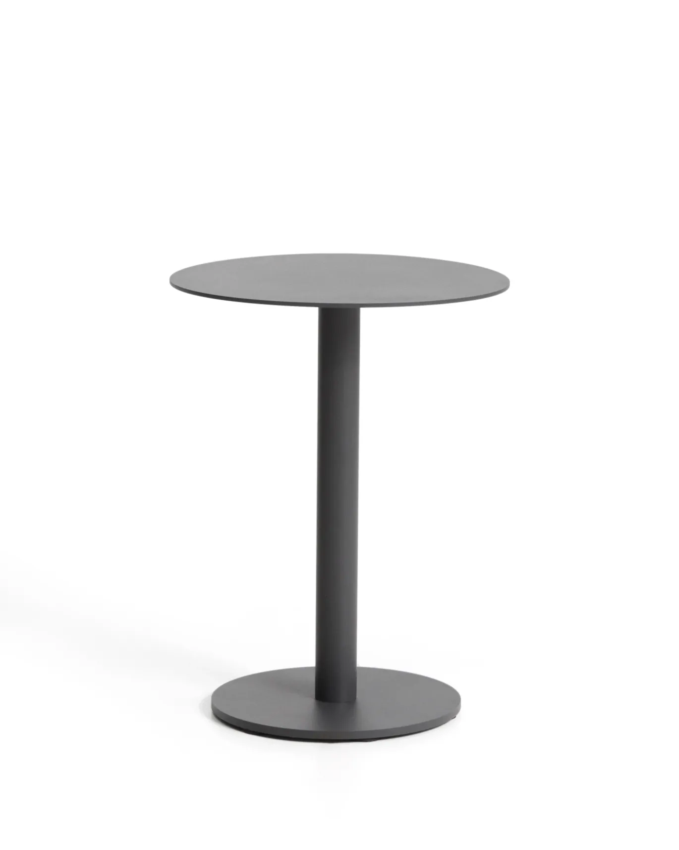 Kave Home Bijzettafel Asinara Aluminium Grafiet Ø40cm
