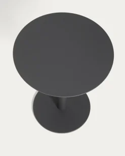 Kave Home Bijzettafel Asinara Aluminium Grafiet Ø40cm