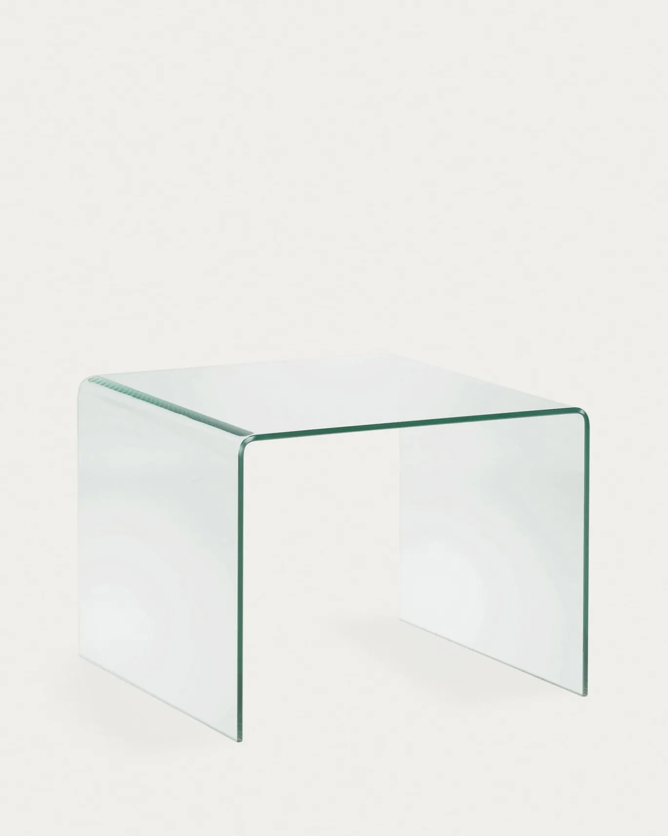 Kave Home Bijzettafel Burano Glazen 60x60cm