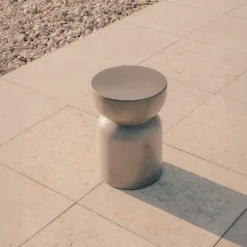 Kave Home Bijzettafel Garbet Rond Cement Ø32cm