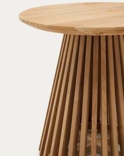 Kave Home Bijzettafel Jeanette Teak Ø50cm