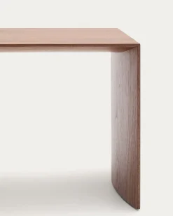 Kave Home Bijzettafel Litto Natuurlijk Afgewerkt Walnootfineer 55x40cm
