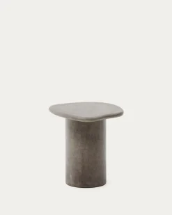 Kave Home Bijzettafel Macarella Grijs Cement 48x47cm
