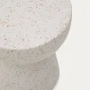 Kave Home Bijzettafel Pada Wit Terrazzo Ø40cm