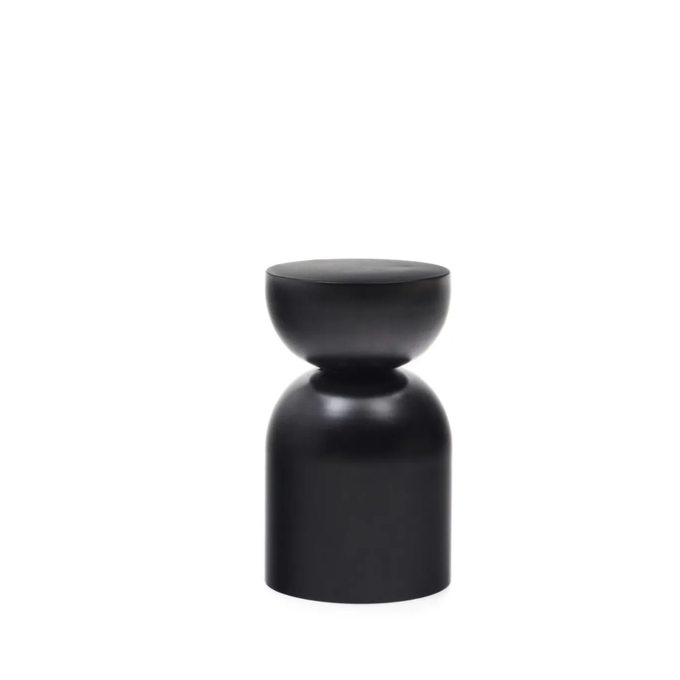 Kave Home Bijzettafel Rachell Zwart Ø30cm.