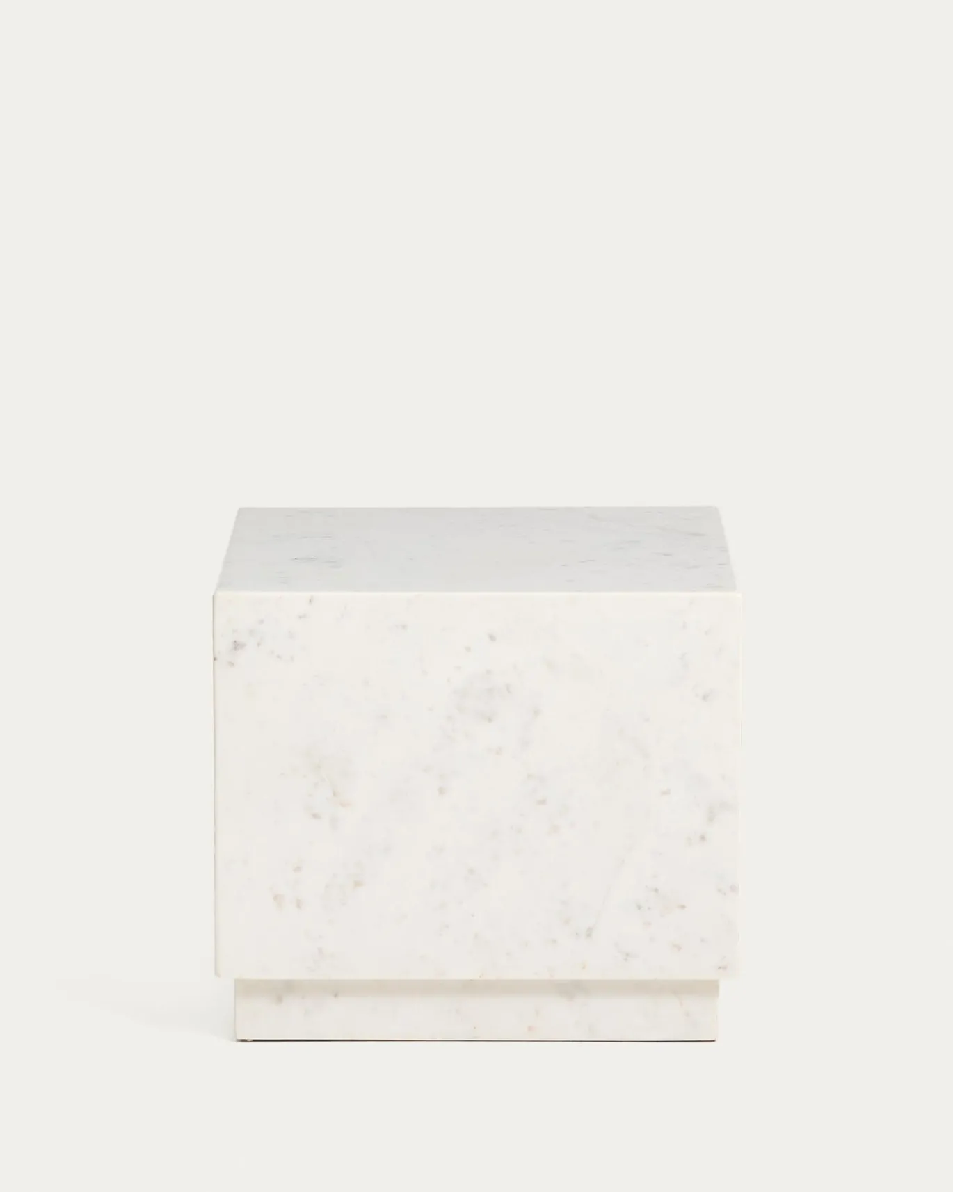 Kave Home Bijzettafel Sorein Marmer Wit 40cm