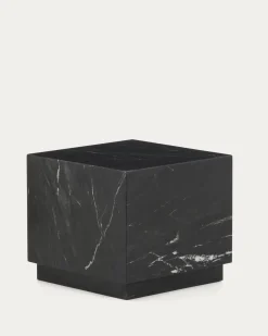 Kave Home Bijzettafel Sorein Zwart Marmer 40x40cm