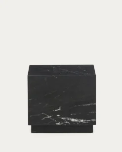 Kave Home Bijzettafel Sorein Zwart Marmer 40x40cm