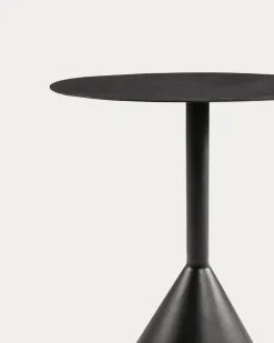 Kave Home Bijzettafel Yinan Ø48cm Zwart