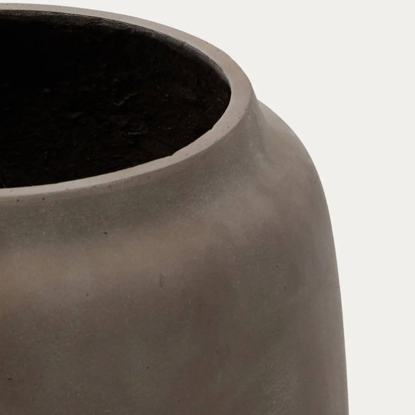 Kave Home Bloempot Lira Terracotta-Effect Ø53cm
