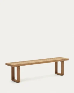 Kave Home Buitenbank Canadell Massief Gerecycleerd Teakhout 210cm