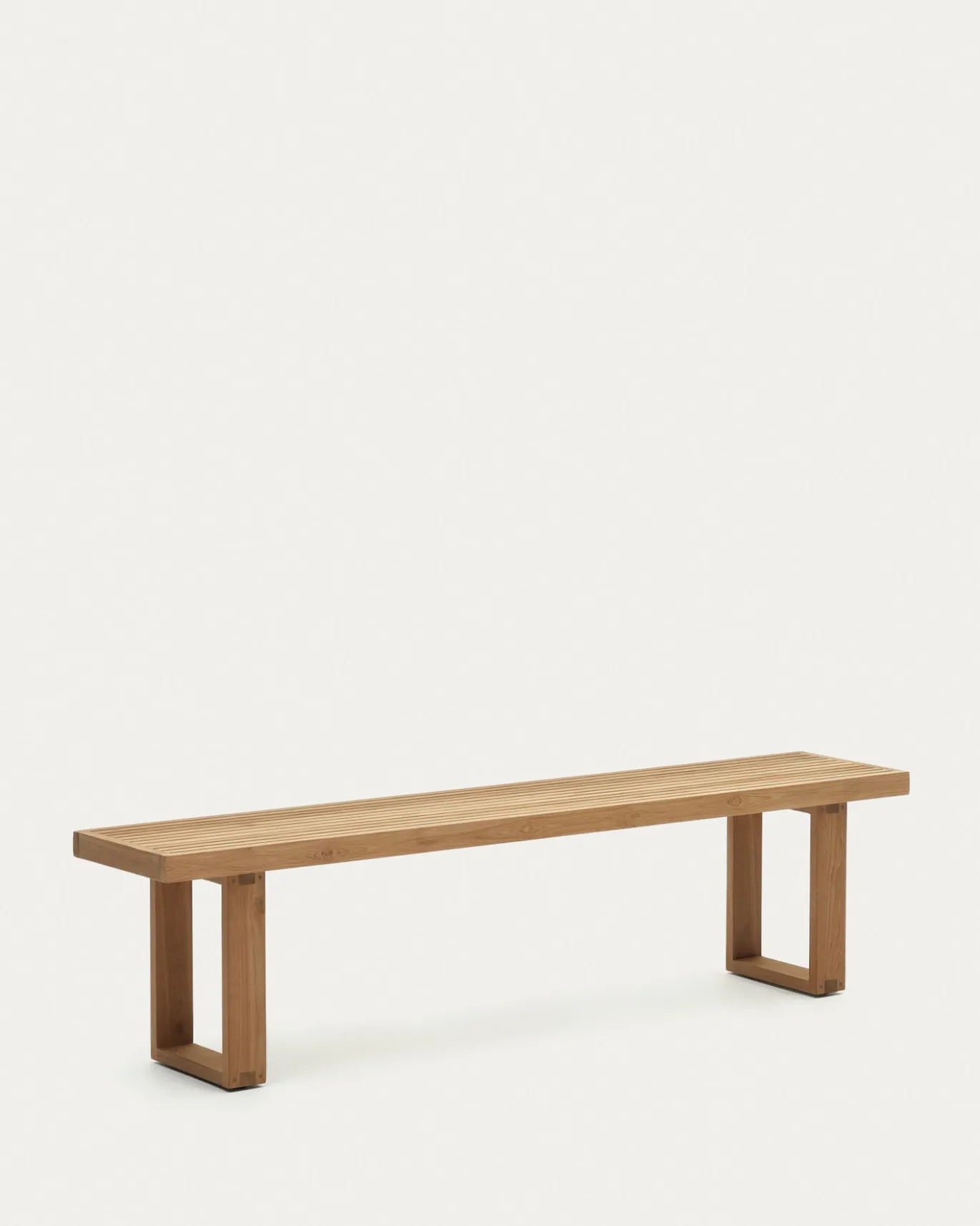 Kave Home Buitenbank Canadell Massief Gerecycleerd Teakhout 210cm