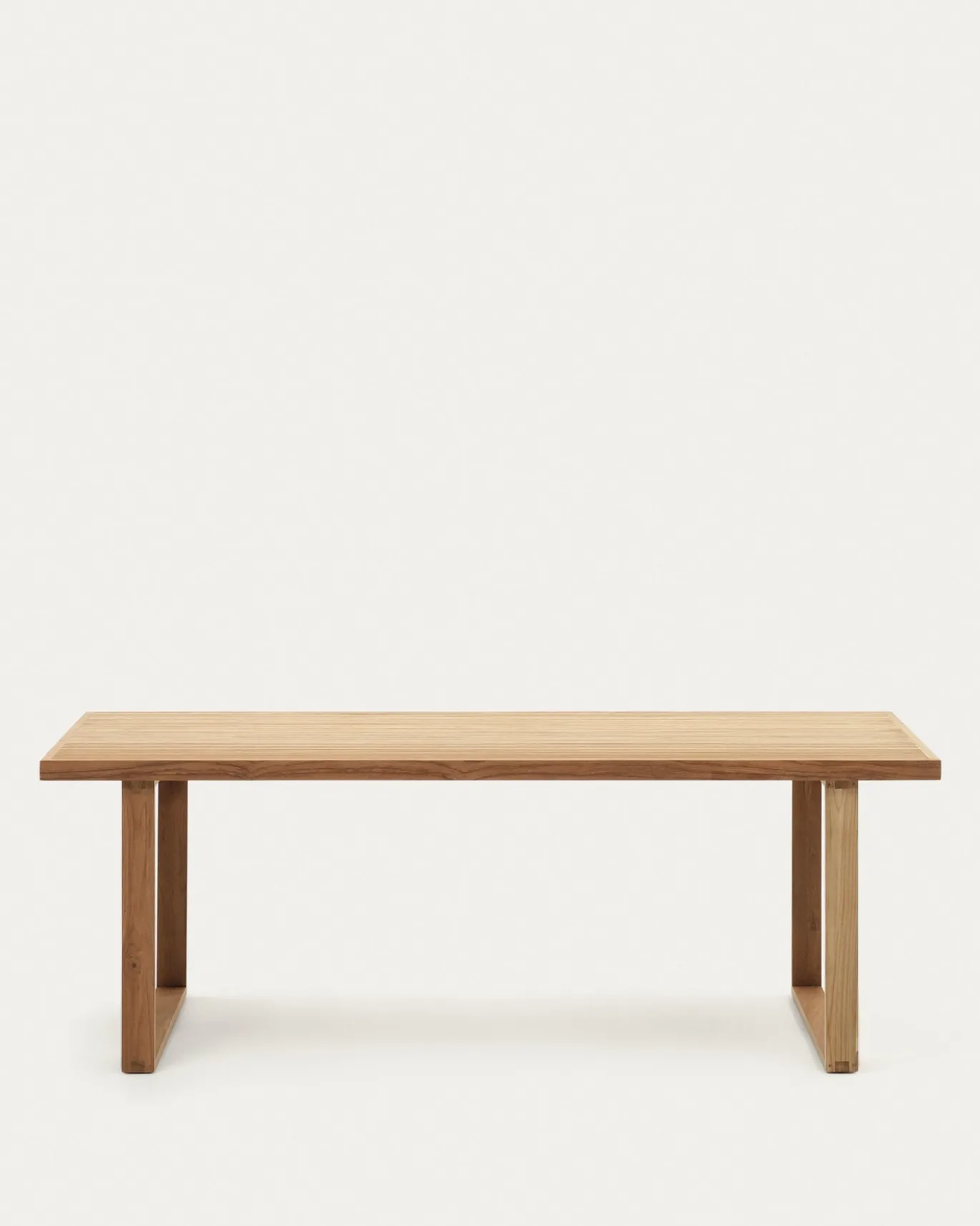 Kave Home Buitentafel Canadell Massief Gerecycled Teakhout 220x100cm
