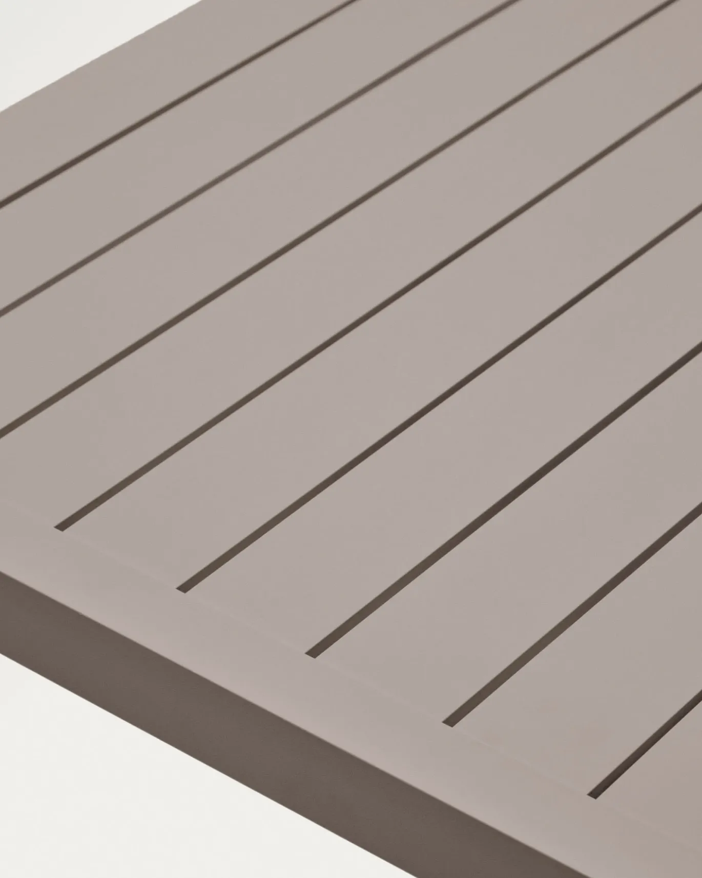 Kave Home Buitentafel Culip Aluminium Bruin 220x100cm