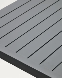 Kave Home Buitentafel Culip Aluminium Grijs 180x90cm