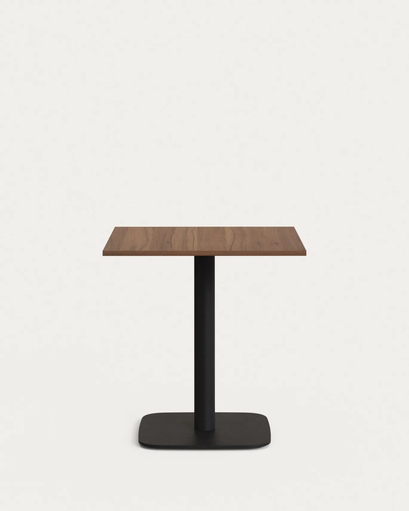Kave Home Buitentafel Dina Bruin Notenhout Melamine 70x70cm