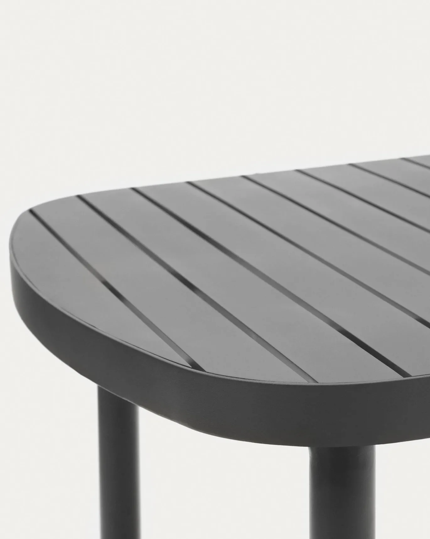 Kave Home Buitentafel Joncols Aluminium Grijs 180x90cm