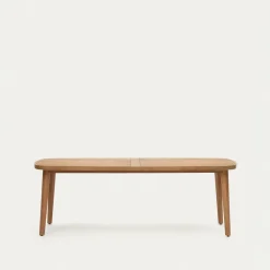 Kave Home Buitentafel Maset Massief Eucalyptushout 220x100cm