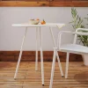 Kave Home Buitentafel Montjoi Ronde Staal Wit Ø70cm