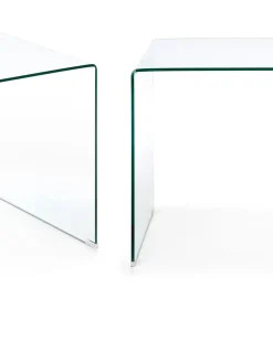 Kave Home Bureau Burano Glazen 125x70cm