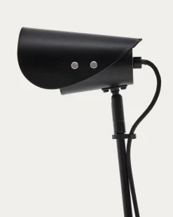 Kave Home Bureaulamp Jula Zwart met Klem