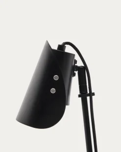 Kave Home Bureaulamp Jula Zwart met Klem