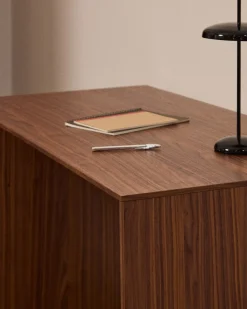 Kave Home Bureau Litto Walnootfineer 140x60cm