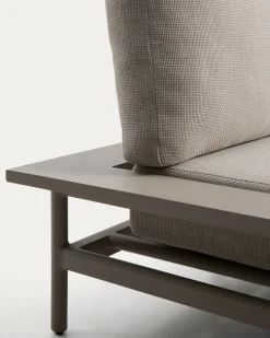 Kave Home Chaise Longue Bank 3-zits Taupe Links