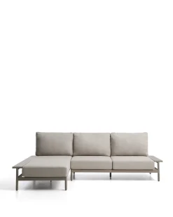 Kave Home Chaise Longue Bank 3-zits Taupe Links