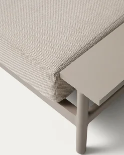 Kave Home Chaise Longue Bank 3-zits Taupe Rechts