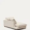 Kave Home Chaise Longue Gala Links Beige 193x105cm