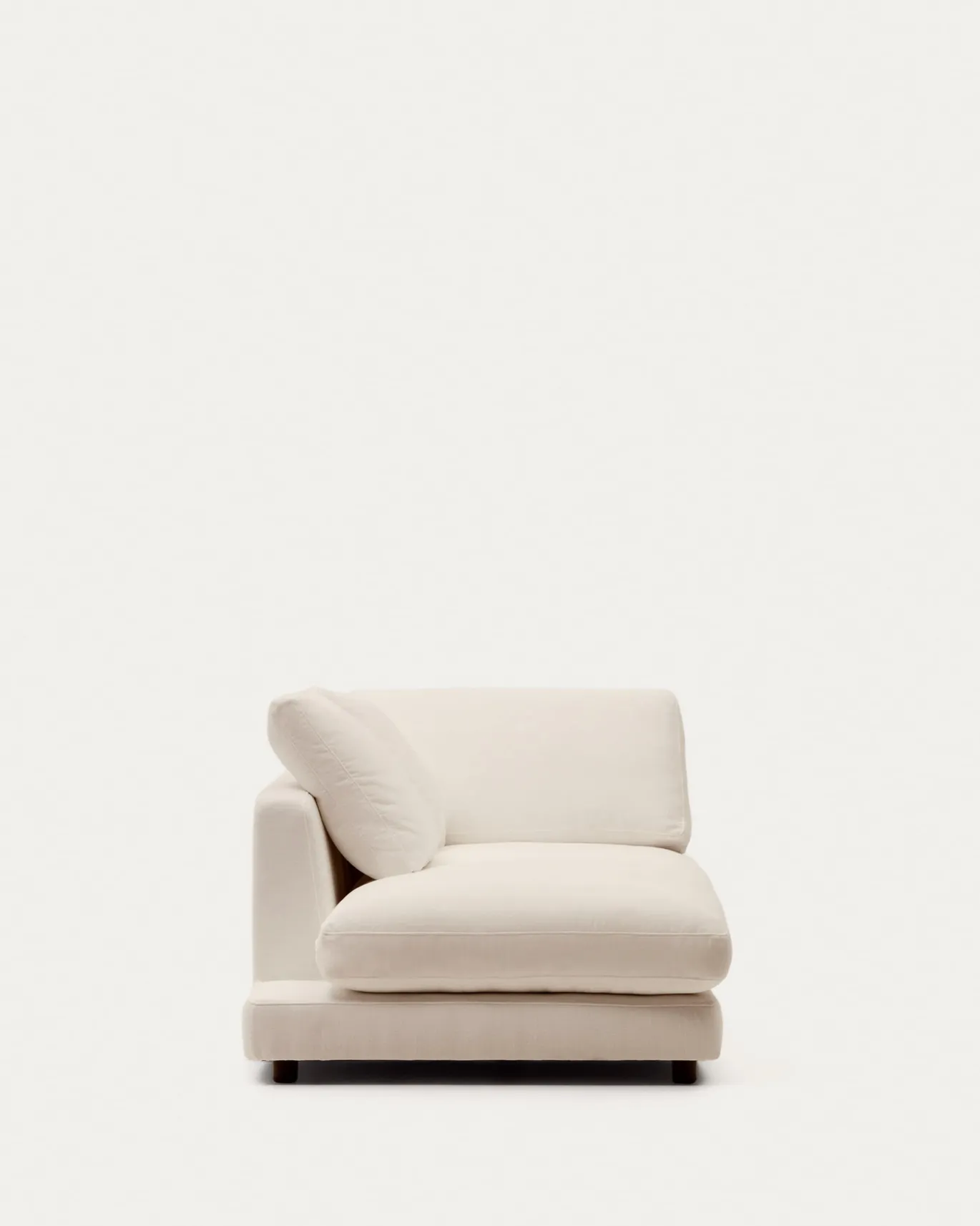 Kave Home Chaise Longue Gala Links Beige 193x105cm
