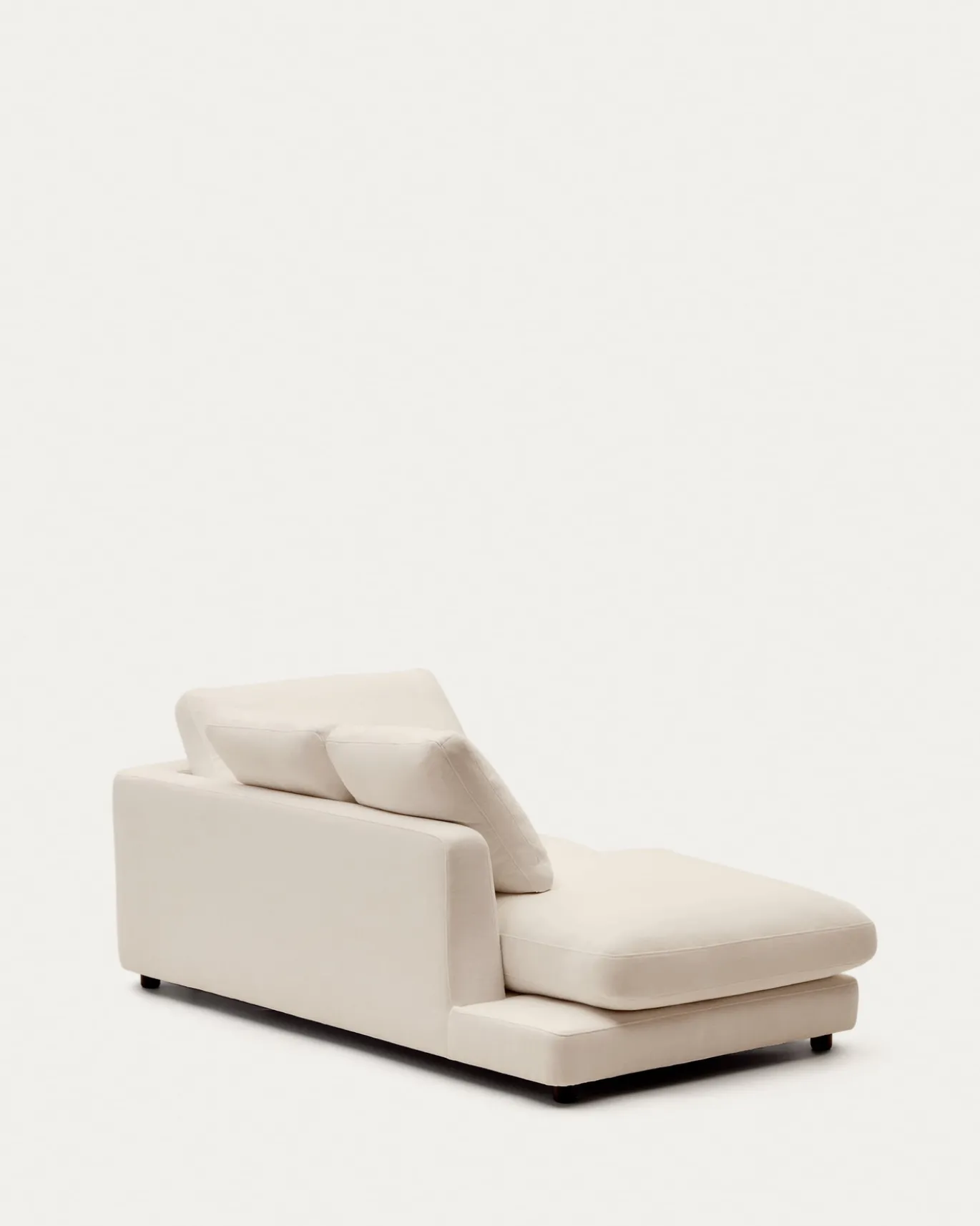 Kave Home Chaise Longue Gala Links Beige 193x105cm