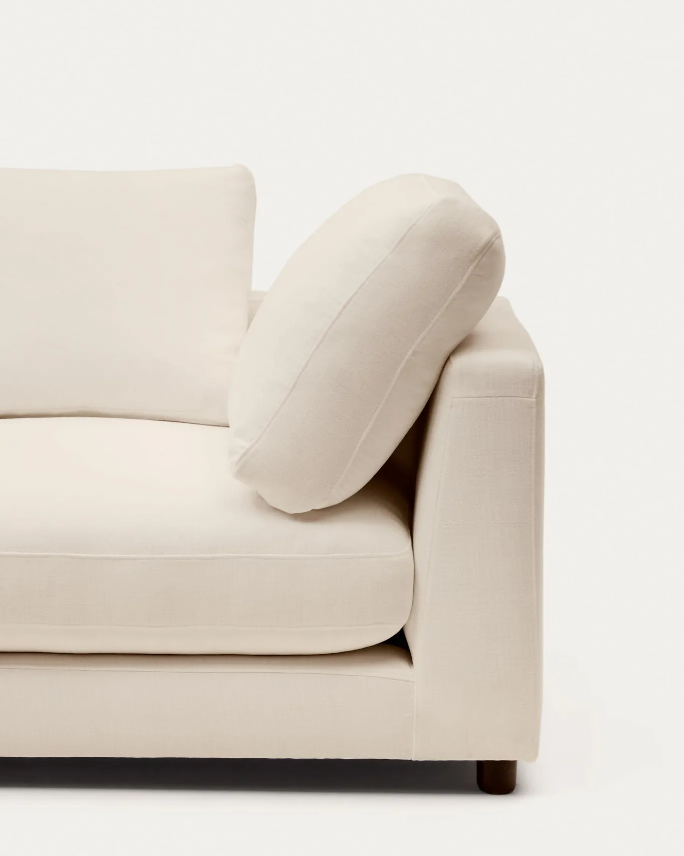 Kave Home Chaise Longue Gala Links Beige 193x105cm