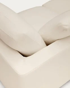 Kave Home Chaise Longue Gala Links Beige 193x105cm