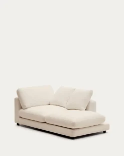 Kave Home Chaise Longue Gala Rechts Beige 193x105cm