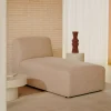 Kave Home Chaise Longue Module Neom Beige 152x75cm
