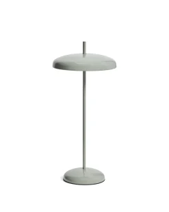 Kave Home Draagbare Tafellamp Porte Lichtgroen Metaal